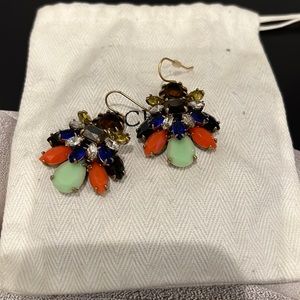 J Crew Jeweled Earrings